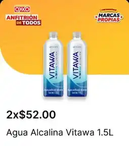 OXXO Vitawa agua alcalina oferta