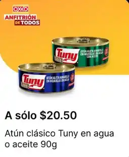 OXXO Tuny atún clasicoen agua o aceite oferta