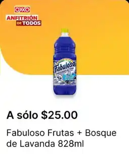 OXXO Fabuloso frutas + bosque de lavanda oferta