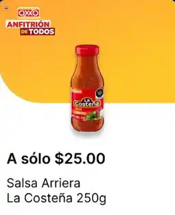 OXXO La Costeña salsa arriera oferta
