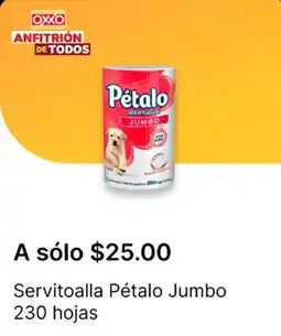 OXXO Pétalo servitoalla jumbo oferta
