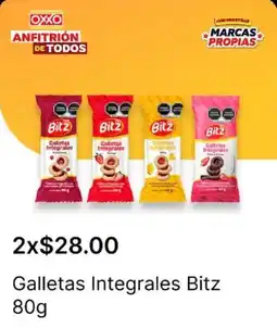 OXXO Bitz galletas integrales oferta