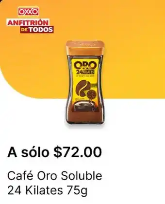 Café Oro Soluble 24 Kilates