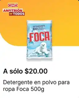 OXXO Foca detergente en polvo oferta