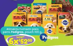 Soriana Híper Pedigree alimento humedo pouch oferta
