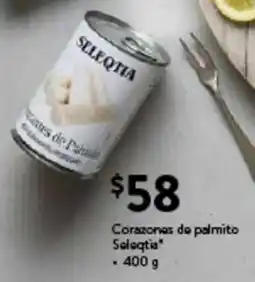 Walmart Express Seleqtia corazones de palmito oferta