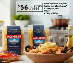 Walmart Express Agnesi pasta oferta