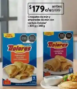 Walmart Express Dolores croquetas de atún y empanadas de atún con verdura oferta