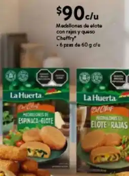 Walmart Express Cheffry medallones de elote con rajas y queso oferta