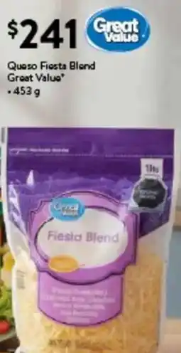 Walmart Express Great Value queso fiesta blend oferta