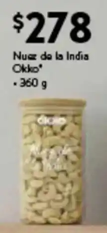 Walmart Express Okko nuez de la Nucz de la India Okko .360 g oferta