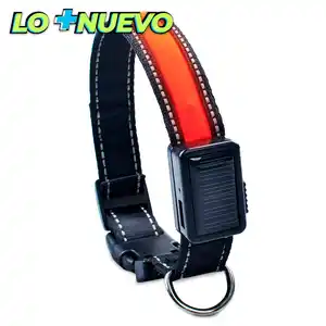 RadioShack Collar Ajustable para Perro-Gato con Luz Led RadioShack GL313-S / Recargable / Chico / Negro con rojo oferta