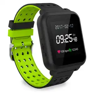 RadioShack Smartwatch RadioShack Square 6301832 / Bluetooth / IP66 / Negro con verde oferta