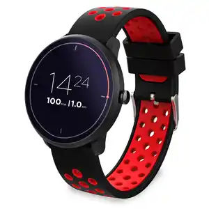 RadioShack Smartwatch RadioShack Slim 6301847 / Bluetooth / IP68 / Negro con rojo oferta