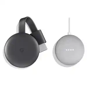 RadioShack Bundle Google Home Mini más Google Chromecast oferta