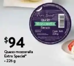 Walmart Express Extra Special queso mozzarella oferta