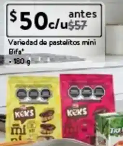 Walmart Express Bifa pastelitos mini oferta