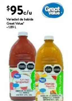 Walmart Express Great Value bebida oferta