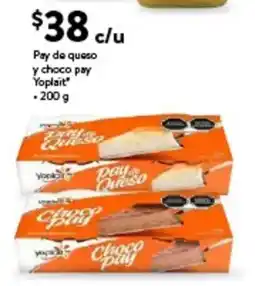Walmart Express Yoplait pay de queso y choco pay oferta
