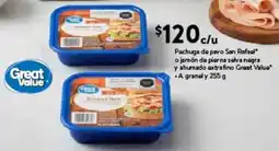 Walmart Express San Rafael pechuga de pavo o jamon de pierna oferta