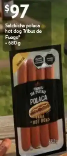 Walmart Express Tribus de Fuego salsicha polaca hot dog oferta
