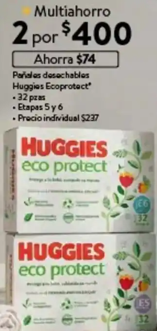 Huggies Ecoprotect pañales desechables