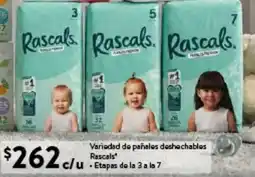 Walmart Express Rascals pañales deshachables oferta