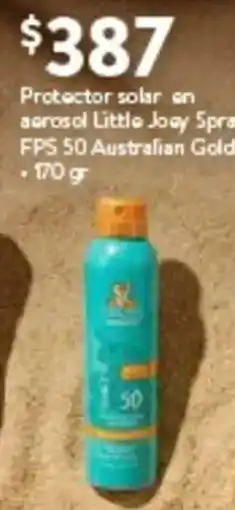 Walmart Express Australian Gold Little Joey Spray FPS 50 oferta
