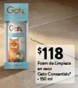 Walmart Express Gato Consentido foam de limpieza oferta