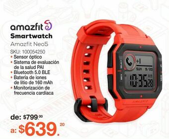 RadioShack Smartwatch amazfit neo5 oferta