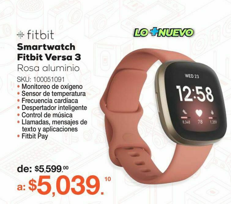 ▷ Fitbit Versa 3 Opiniones y Análisis · Mejor Precio de 2021