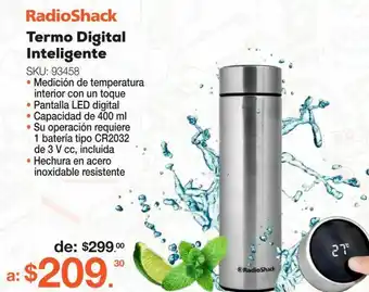 Termo digital inteligente radioshack