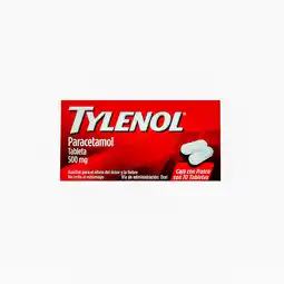 Farmacias YZA Tylenol Caplets 500mg oferta