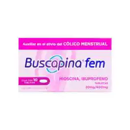 Farmacias YZA Buscapina Fem 20Mg/400Mg 10 Tabs oferta