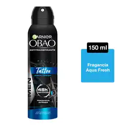 Farmacias YZA OBAO TATTOO MEN COCREATION DESODORANTE SPRAY 122GR oferta