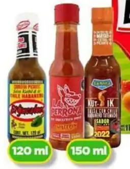 Bodega Aurrerá El Yucateco, La Perrona o La Anita salsas picantes oferta