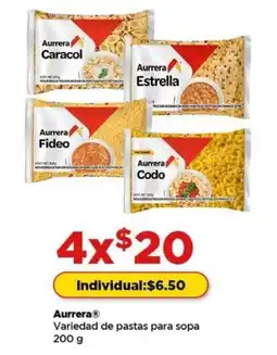 Bodega Aurrerá Aurrera pastas para sopa oferta