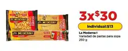 Bodega Aurrerá La Moderna pastas para sopa oferta