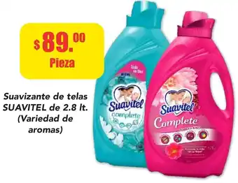 Suavizante de Telas Suavital de 2.8lt