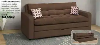 Sofá Cama Londres 218x122x72cm 6503-B