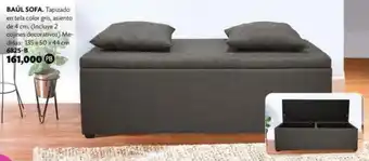 Baúl Sofa 135x50x44cm 6825-B
