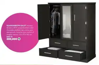 BetterWare Guardarropa Kalet 120x50x160cm 6653-B oferta