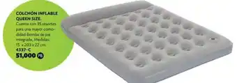 Colchón Inflable Queen Size 15x203x22cm 4337-C