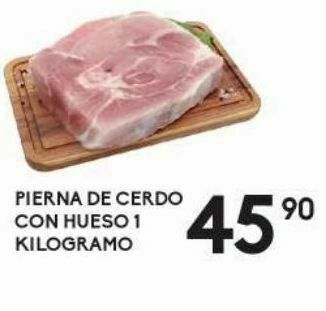 Alsuper Pierna de cerdo con hueso kg oferta