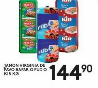 Alsuper Jamón virginia bafar oferta