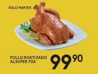 Alsuper Pollo asado oferta