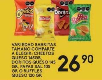 Alsuper Papas fritas sabritas oferta