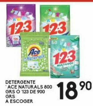 Alsuper Detergente en polvo 123 oferta