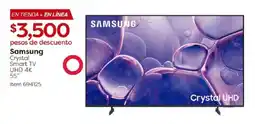 Costco Samsung Crystal Smart TV 55" oferta