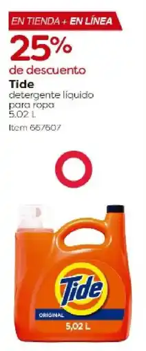 Costco Tide detergente liquido oferta